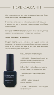 База под гель