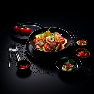 Холодные блюда🥗🍣🦪