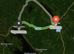  Череповец-Вологда