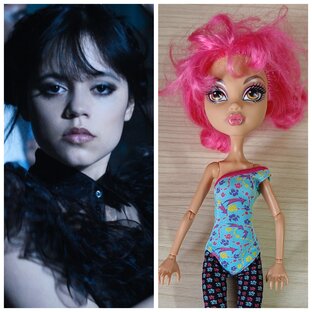 Уэнсдей Аддамс на базе Хоулин