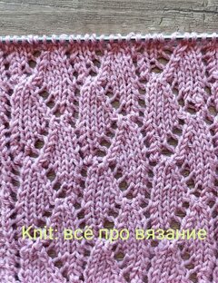 Ажурные и фактурные узоры спицами. : описание + схемы. 