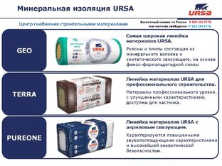 Утеплитель URSA 