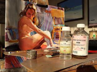 Обнаженная натура. Работа с моделью.