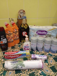 Мои запасы косметики и бытовой химии 