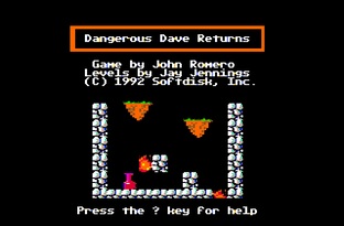 Dangerous Dave Returns (1992) (Пройдено!)