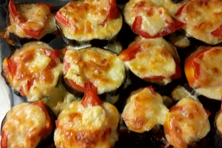 Овощные блюда. Соте, перец фаршированный, кабачки... 