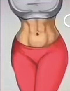 Тонкая талия и подтянутый животик