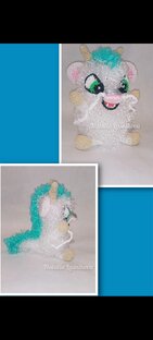 Мочалка игрушка,, дракончик,, 