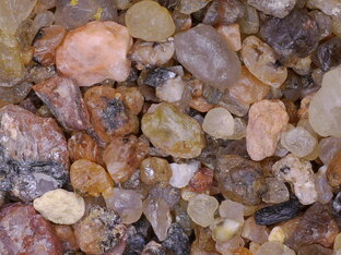 Камни под микроскопом