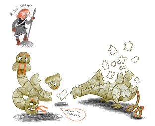 Карандашные иллюстрации для книги по истории 