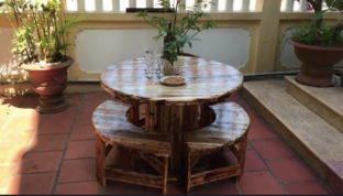 Столы и стулья из поддонов