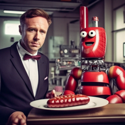 Человек Колбаса vs ИИ Сбера