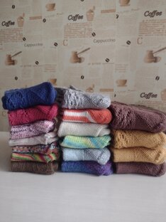 Носки. Схемы и описание вязания. 