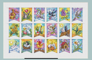 Весенние флажки