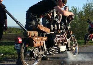 Паровой мотоцикл