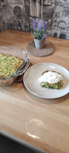 Запеканка кабачковая с сыром