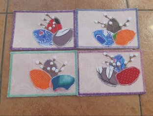 Текстильные открытки