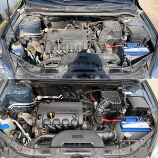 Мойка подкапотного пространства