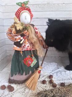 Баба-Яга и не только - моя коллекция кукол.