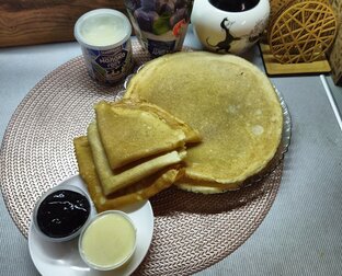 Блины,оладушки.