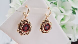 Серьги ручной работы