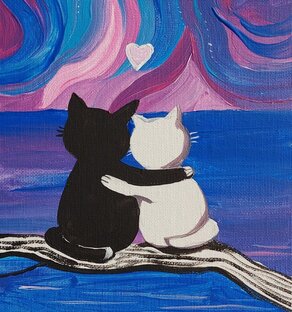 Рисуем милых котиков