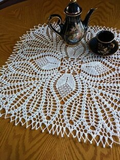 Салфетки крючком 