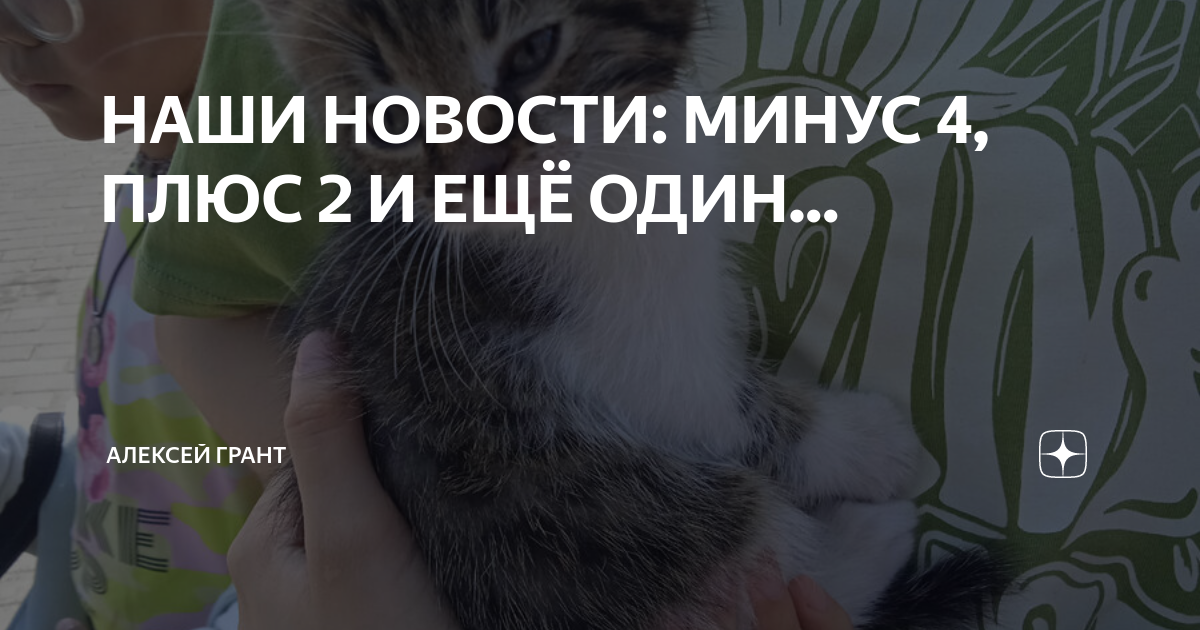 Минус новости
