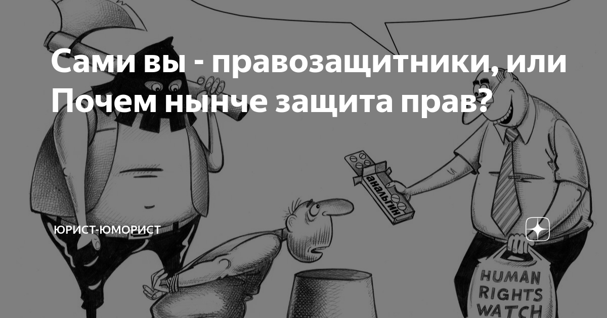 Сами вы - правозащитники, или Почем нынче защита прав? | Юрист-юморист ...