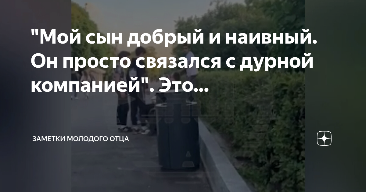"Мой сын добрый и наивный. Он просто связался с дурной компанией". Это ...