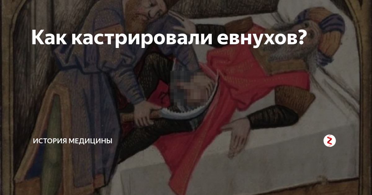 Как выглядит евнух после операции