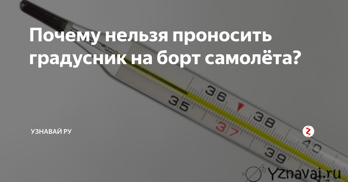 Почему нельзя проносить градусник на борт самолёта? | smetchikmos.ru | Дзен