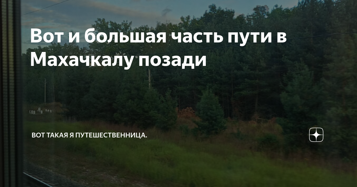 Вот и большая часть пути в Махачкалу позади | Вот такая я ...
