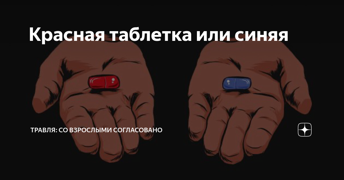 Красная таблетка или синяя | Травля: со взрослыми согласовано | Дзен