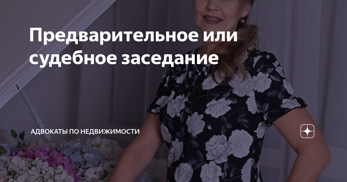 Предварительное или судебное заседание | Адвокаты по недвижимости | Дзен