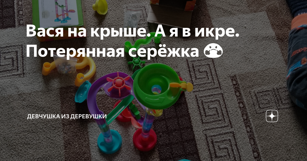 Вася на крыше. А я в икре. Потерянная серёжка 😤 | Девчушка из деревушки ...