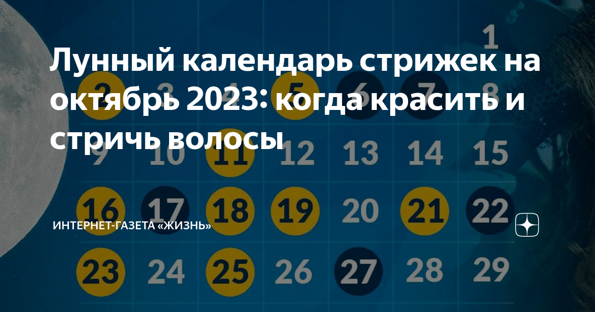 Лунный календарь стрижек на ноябрь 2023 - 27.10.2023, Sputnik Беларусь
