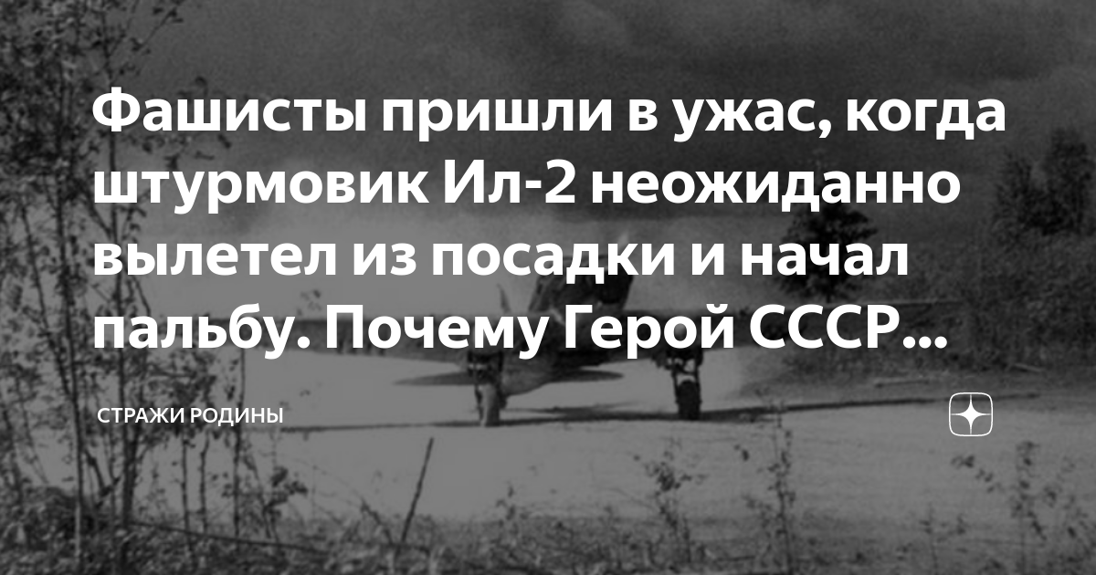 Фашисты пришли в ужас, когда штурмовик Ил-2 неожиданно вылетел из ...