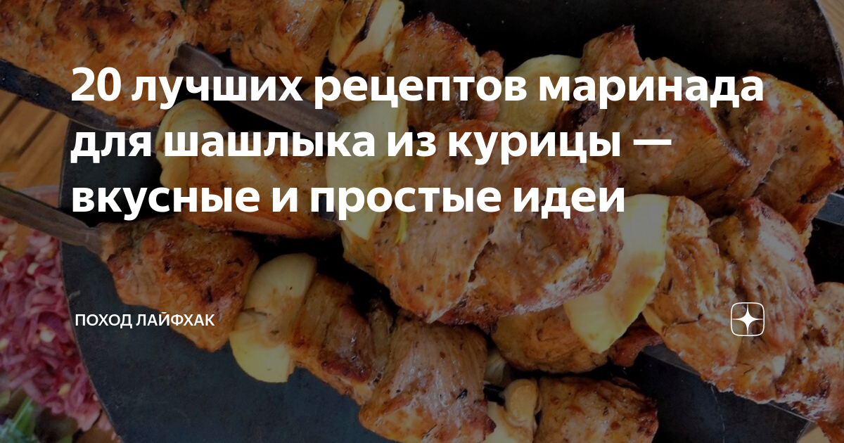 Маринад для шашлыка из курицы