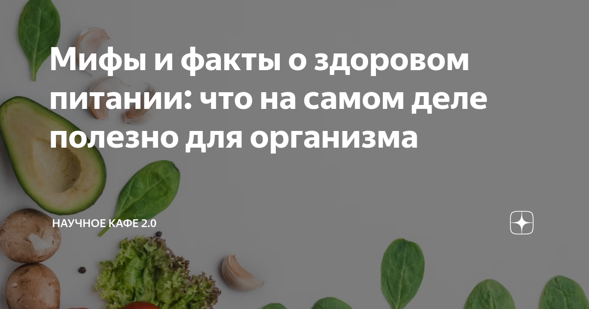 Мифы и факты о здоровом питании: что на самом деле полезно для организма
