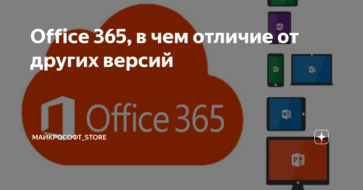 Office 365, в чем отличие от других версий | Майкрософт_Store | Дзен