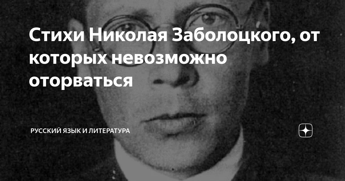 Стихи Николая Заболоцкого, от которых невозможно оторваться | Русский ...