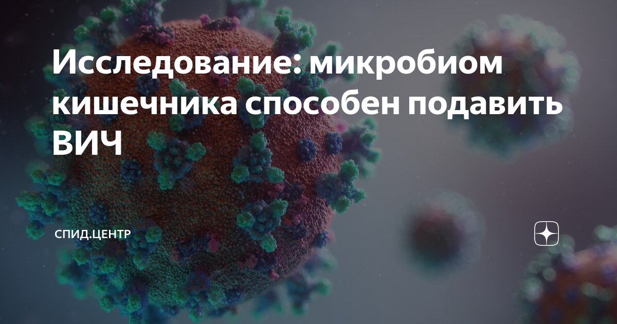 Исследование: микробиом кишечника способен подавить ВИЧ | СПИД.ЦЕНТР | Дзен