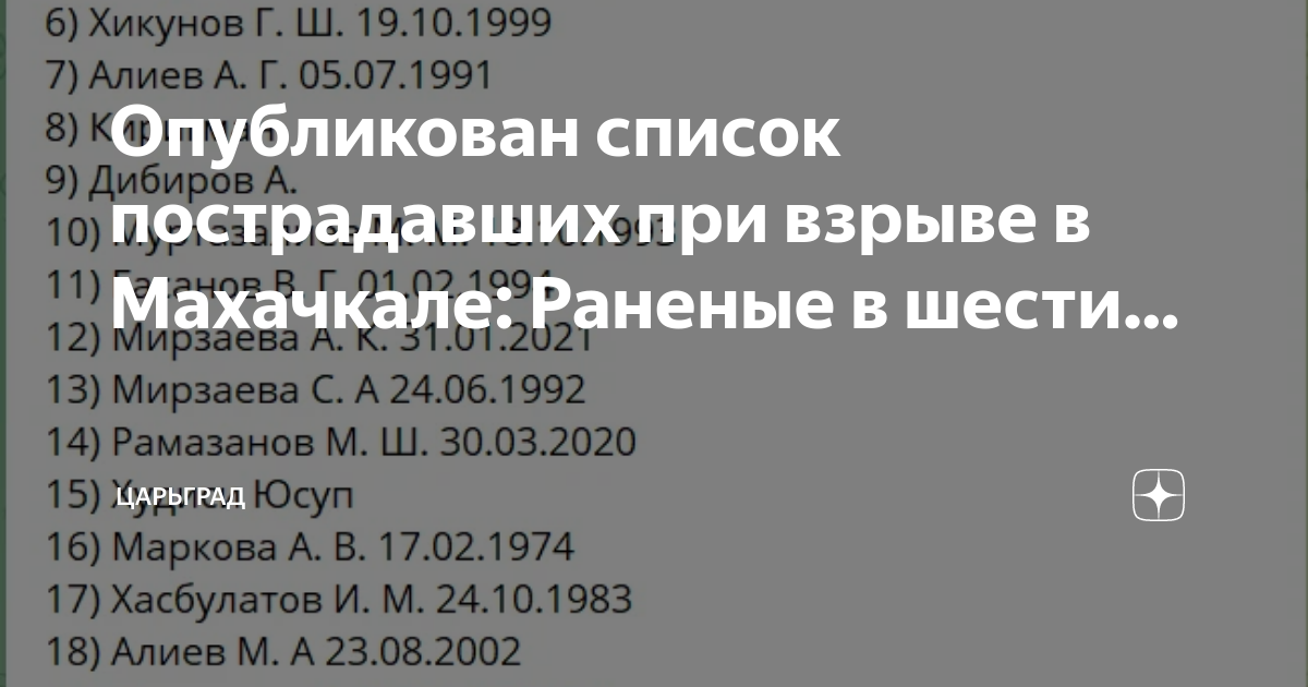 Списки раненых в июнь 2024. Список пострадавших.