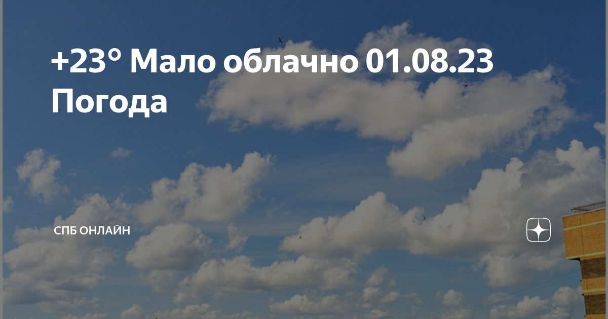 погода 1 августа спб