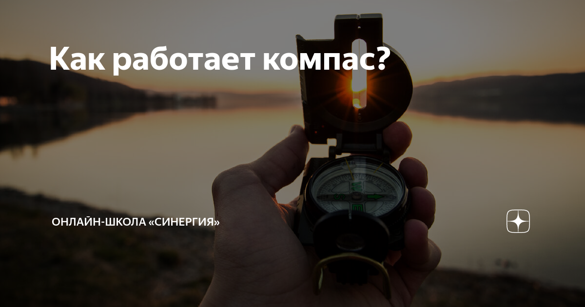Как работает компас?🧭 | Онлайн-школа «Синергия» | Дзен