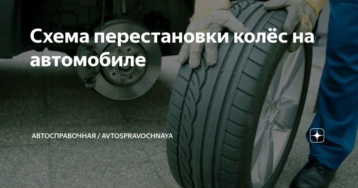 Перестановка колес автомобиля. Как часто нужно делать ротацию шин? ▶ Auto News