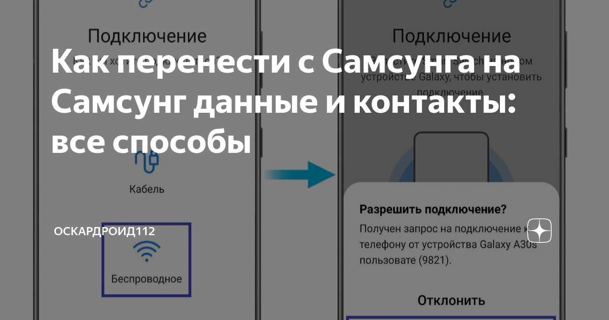 как перенести все контакты с самсунга на iphone