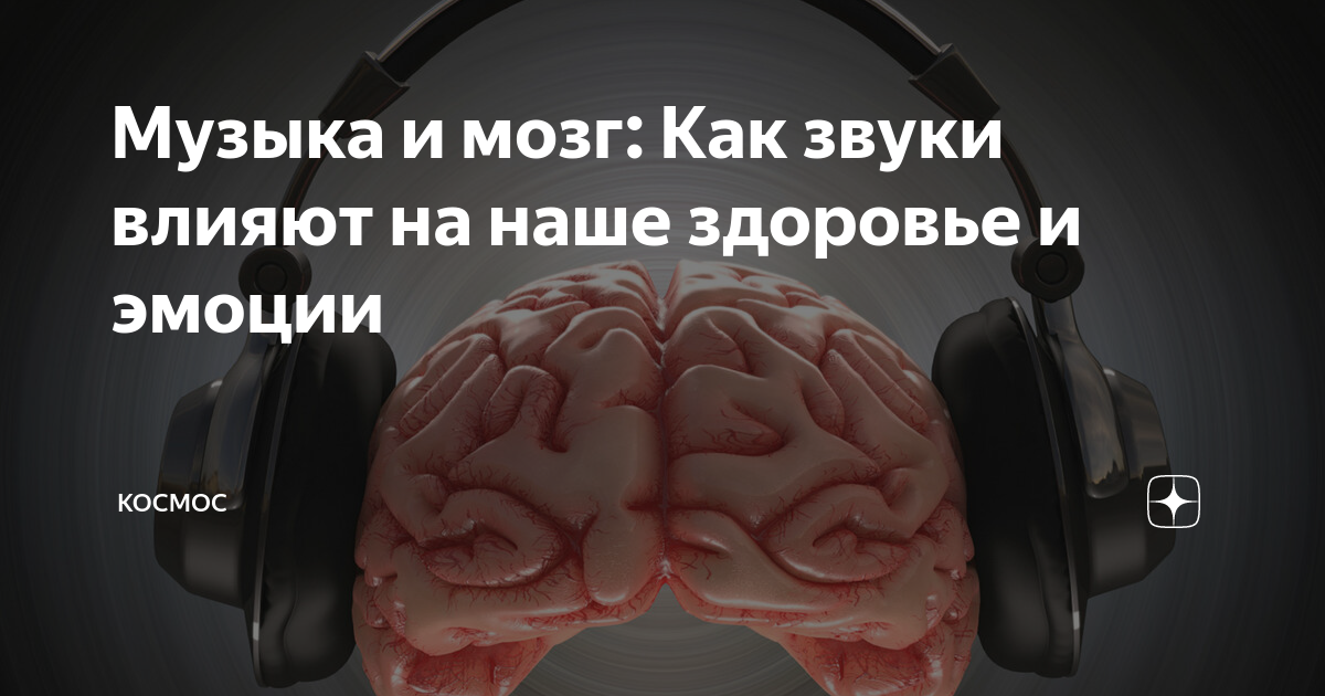 Музыка и мозг: Как звуки влияют на наше здоровье и эмоции | КОСМОС | Дзен