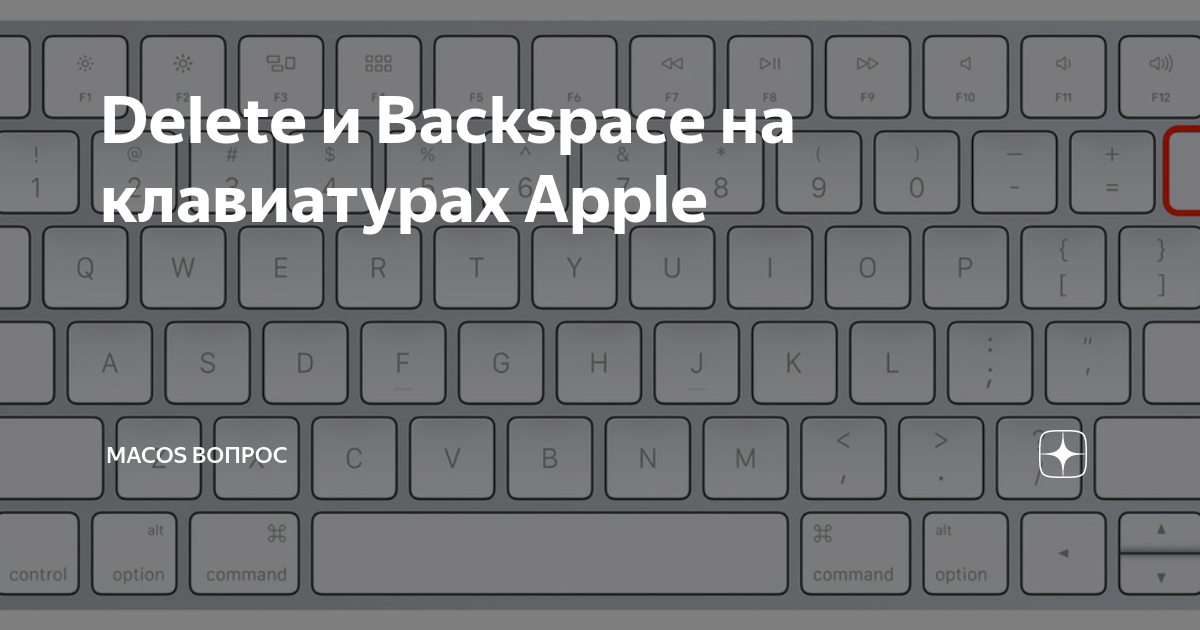 Назначение backspace